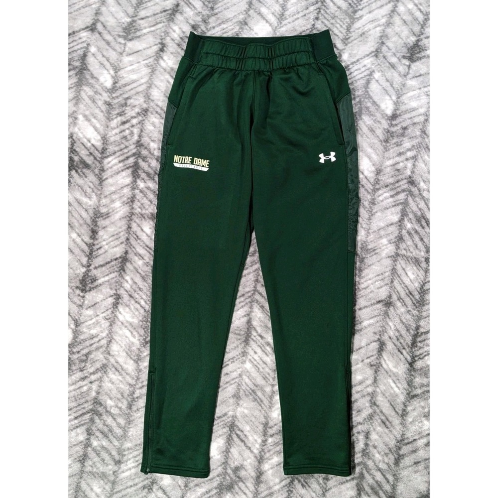 Under Armour Men's UA Command Warm-Up Pant Notre Dame Green Mens Medium 1360715